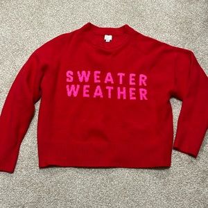 A New Day - Target | Women’s Sweater in Red | XL